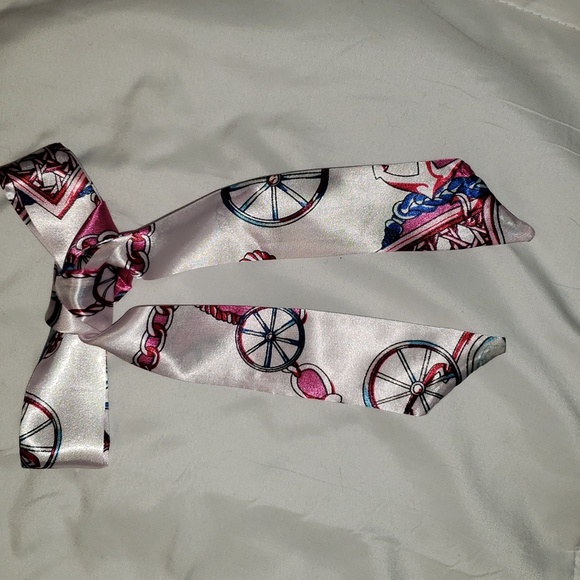 Pink Twilly Bag Handle Protector Scarf NEW - Picture 5 of 5